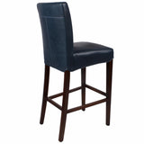 Milton Bonded Leather Bar Stool - What A Room