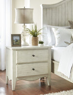 Ella Solid Wood Two Drawer Nightstand - What A Room