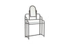 2-piece Vanity Set Tan and Bronze - What A Room