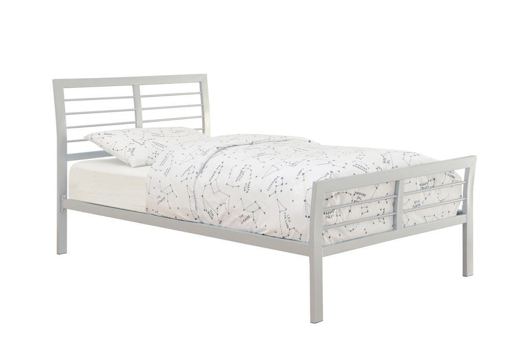 Cooper Metal Bed Silver - What A Room