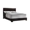 Conner Upholstered Panel Bed Dark Brown - What A Room