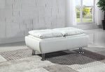 Dilleston Storage Ottoman with Removable Trays White - What A Room