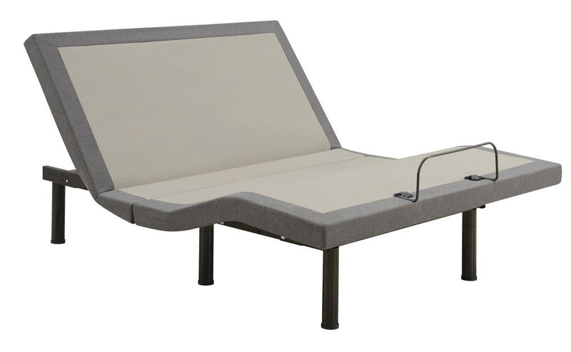 Clara Adjustable Bed Base Grey and Black - What A Room