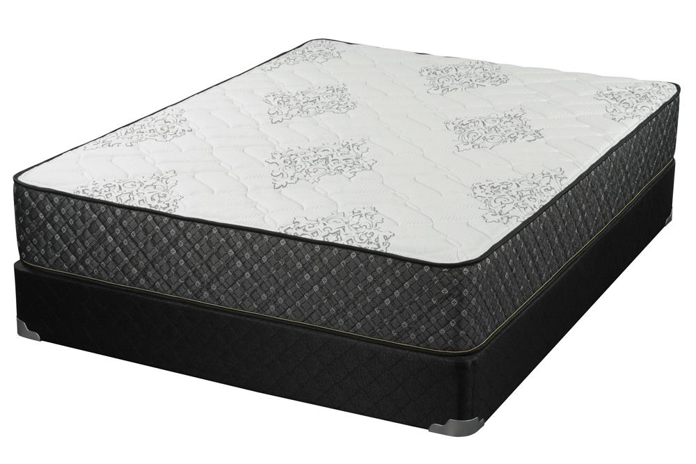 Aspen 12.25″ Mattress White and Black - What A Room