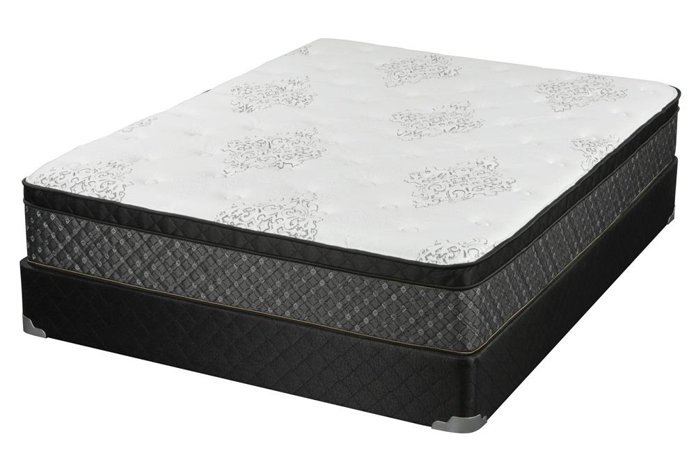 Aspen 12.5″ Mattress White and Black - What A Room