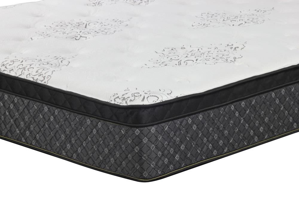 Aspen 12.5″ Mattress White and Black - What A Room