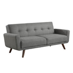 Hilda Tufted Upholstered Sofa Bed Grey - What A Room