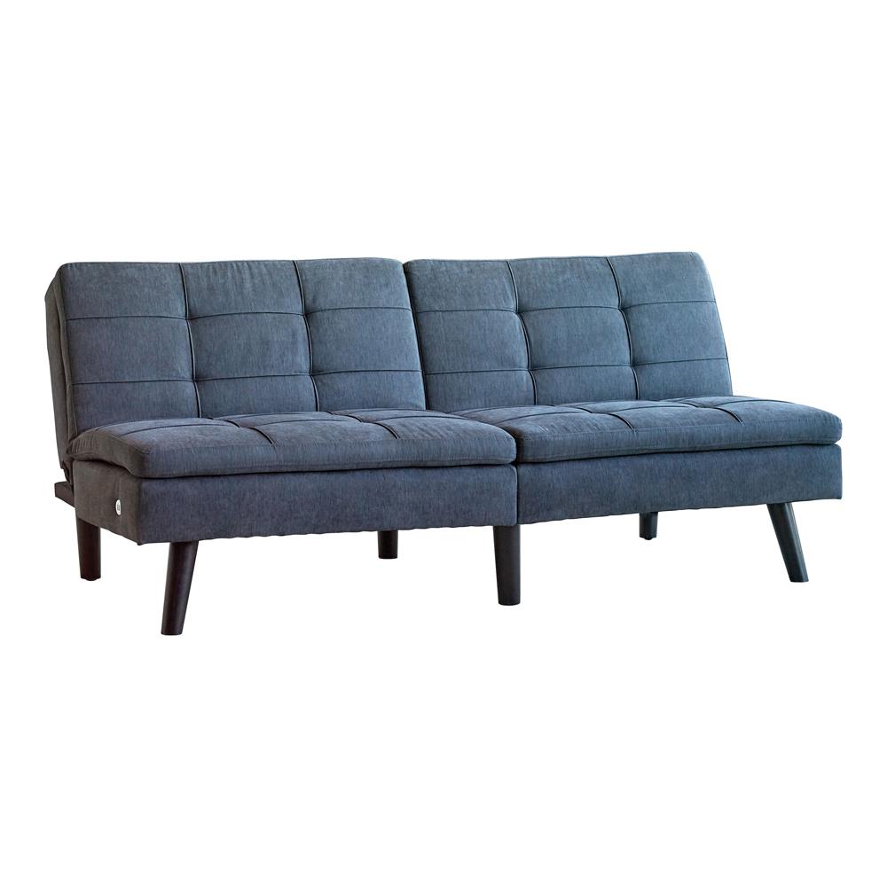 Greeley Foldable Split Back Sofa Bed Grey - What A Room