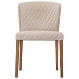 Albie KD Diamond Stitching PU Dining Side Chair - What A Room