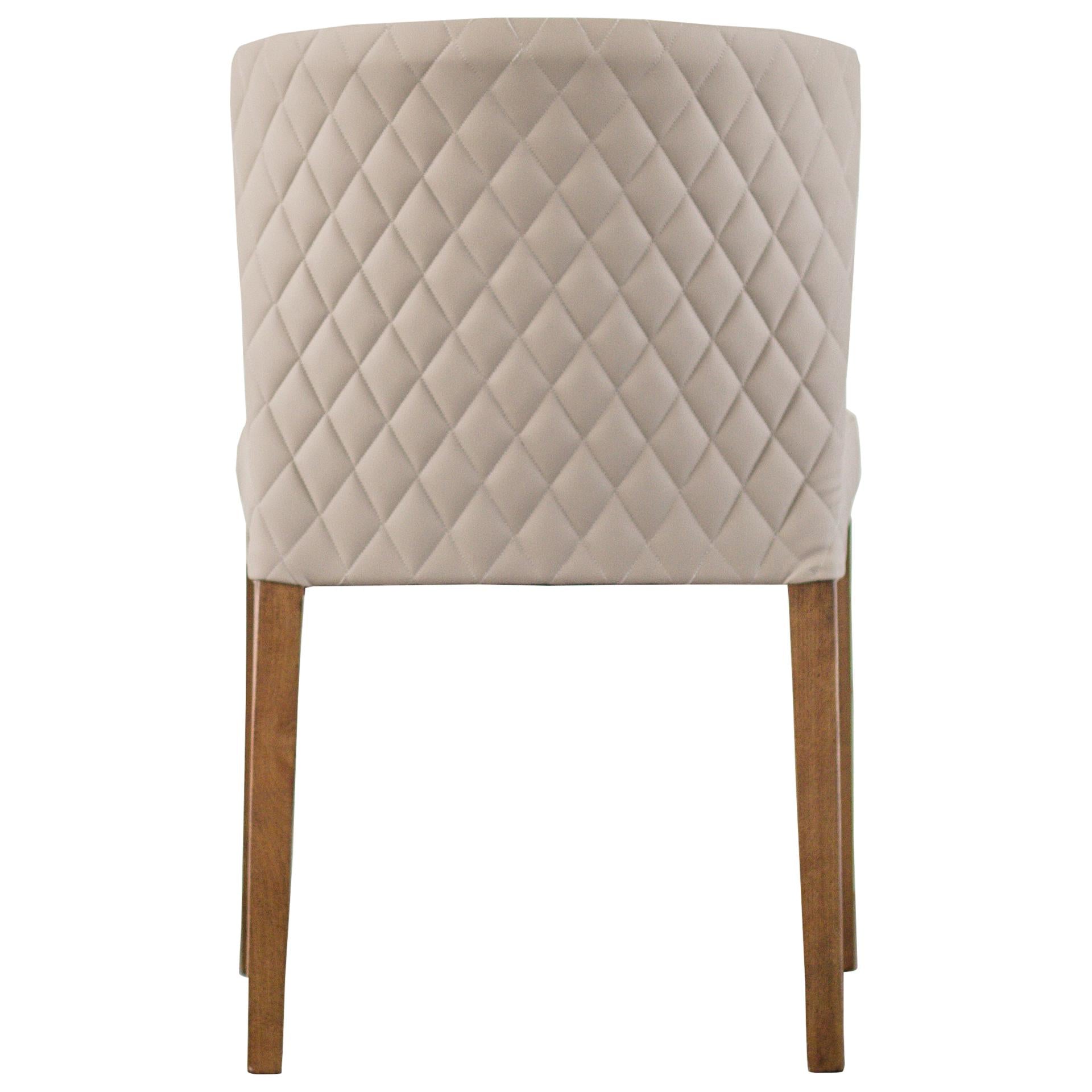 Albie KD Diamond Stitching PU Dining Side Chair - What A Room