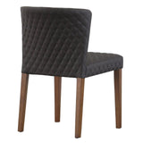 Albie KD Diamond Stitching PU Dining Side Chair - What A Room