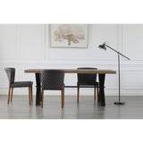 Albie KD Diamond Stitching PU Dining Side Chair - What A Room