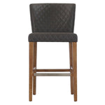 Albie KD Diamond Stitching PU Counter Stool - What A Room