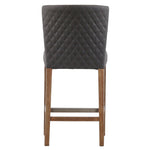 Albie KD Diamond Stitching PU Counter Stool - What A Room