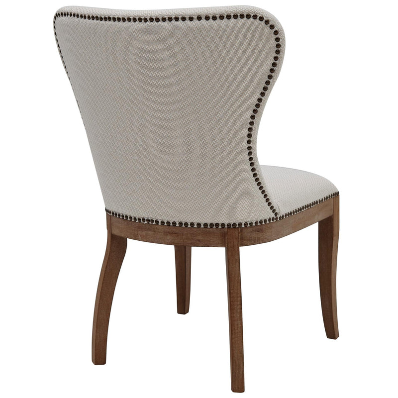 Dorsey Fabric Dining Side Chair Drift Wood Legs - What A Room