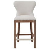 Dorsey Fabric Counter Stool Drift Wood Legs - What A Room