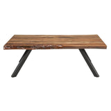 Reese Live Edge Rectangular Coffee Table - What A Room