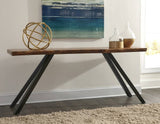Reese Live Edge Rectangular Console Table - What A Room