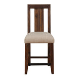 Meadow Solid Wood Upholstered Kitchen Counter Stool - What A Room