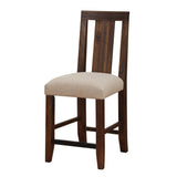 Meadow Solid Wood Upholstered Kitchen Counter Stool - What A Room