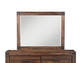 Meadow Solid Wood Beveled Glass Solid Wood Mirror - What A Room
