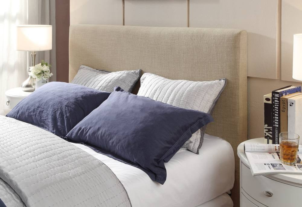 Saint Pierre Linen Platform Bed - What A Room