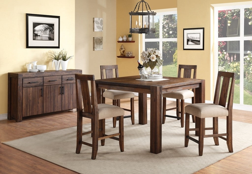 Meadow Solid Wood Square Counter Table - What A Room