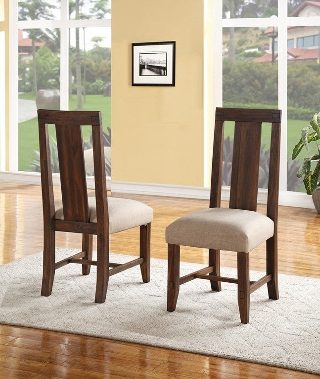 Meadow Solid Wood Uphostered Panel-Back Chair - What A Room