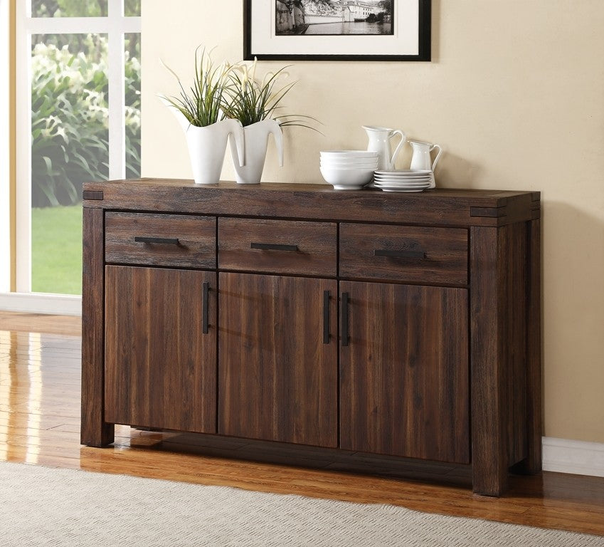 Meadow Solid Wood Three Drawer Three Door Sideboard - What A Room