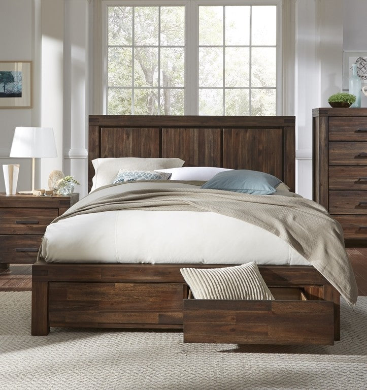 Meadow Solid Wood Footboard Storage Bed - What A Room