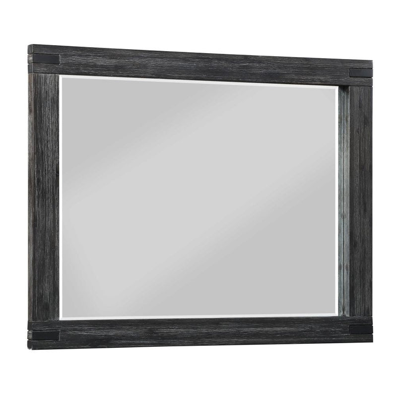 Meadow Solid Wood Beveled Glass Solid Wood Mirror - What A Room