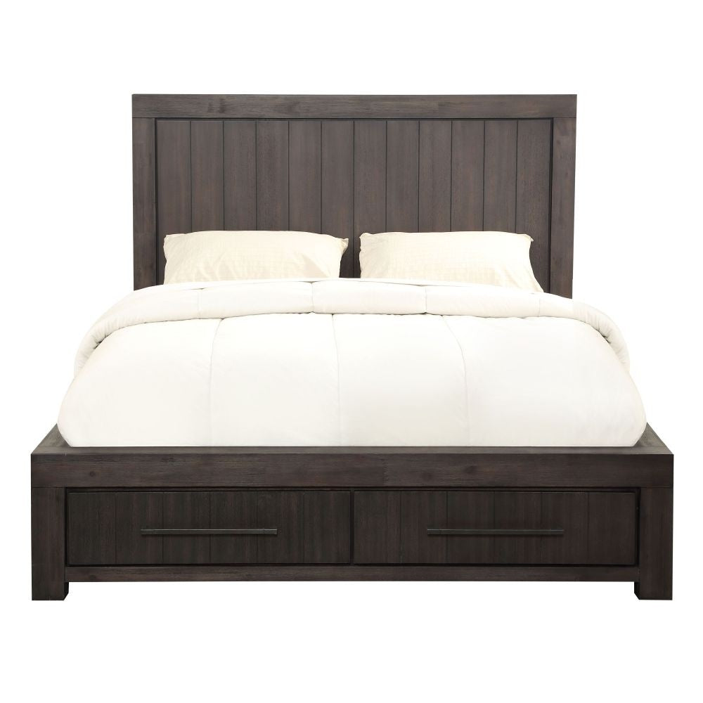 Heath Two Drawer Storage Bed in Basalt Grey - What A Room