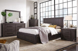 Heath Platform Bed in Basalt Grey - What A Room