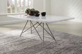 Coral Marble Rectangular Dining Table - What A Room