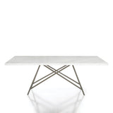 Coral Marble Rectangular Dining Table - What A Room