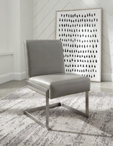 Coral Synthetic Leather Upholstered Dining Chair - What A Room