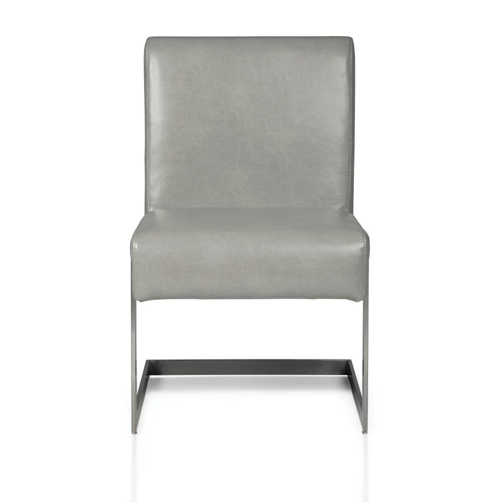 Coral Synthetic Leather Upholstered Dining Chair - What A Room