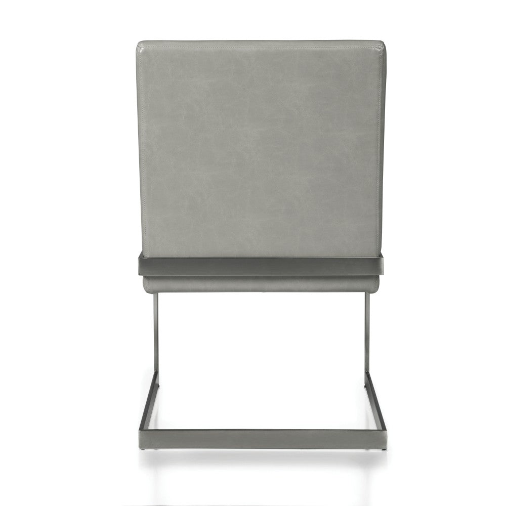 Coral Synthetic Leather Upholstered Dining Chair - What A Room
