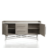 Coral Marble Top Rectangular Sideboard - What A Room