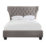 Melina Upholstered Storage Bed in Dolphin Linen - What A Room