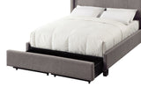 Melina Upholstered Storage Bed in Dolphin Linen - What A Room