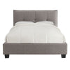 Adona Upholstered Platform Bed in Dolphin Linen - What A Room