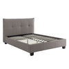 Adona Upholstered Platform Bed in Dolphin Linen - What A Room