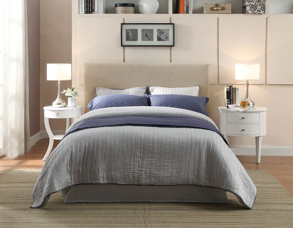 Saint Pierre Linen Platform Storage Bed - What A Room