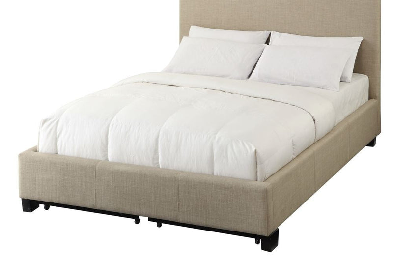 Saint Pierre Linen Platform Storage Bed - What A Room