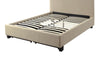 Saint Pierre Linen Platform Storage Bed - What A Room