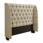 Levi Tufted Headboard in Toast Linen - What A Room