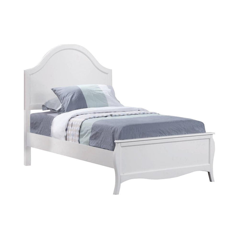 Dominique Panel Bed White - What A Room