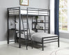 Hadley Workstation Loft Bed Gunmetal - What A Room