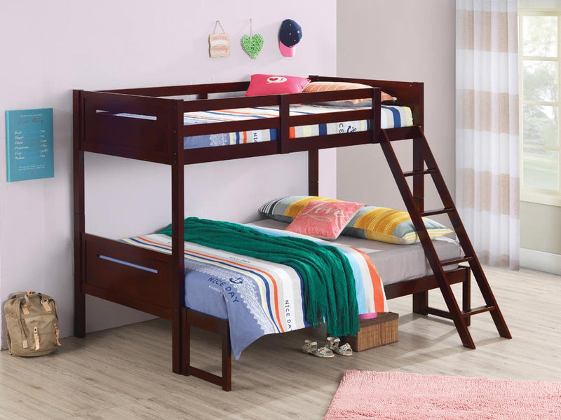 Littleton Twin/Full Bunk Bed Espresso - What A Room